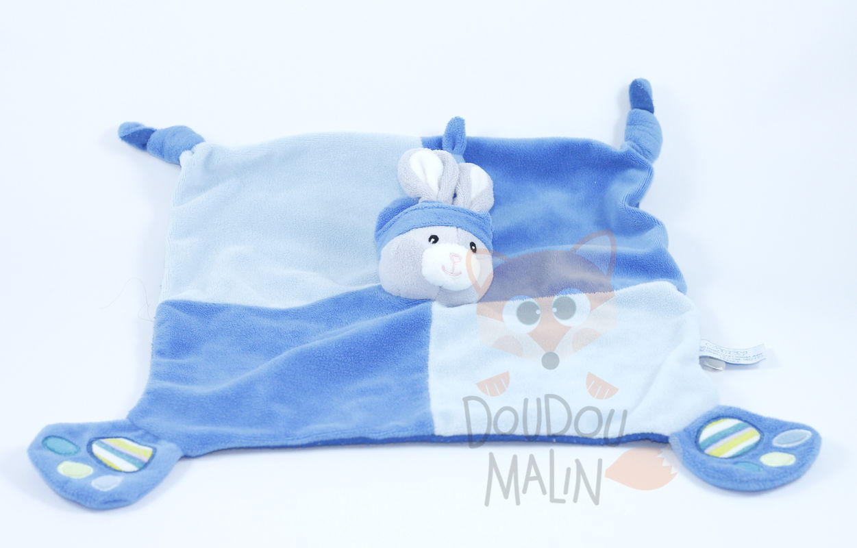  emprunte baby comforter blue rabbit 